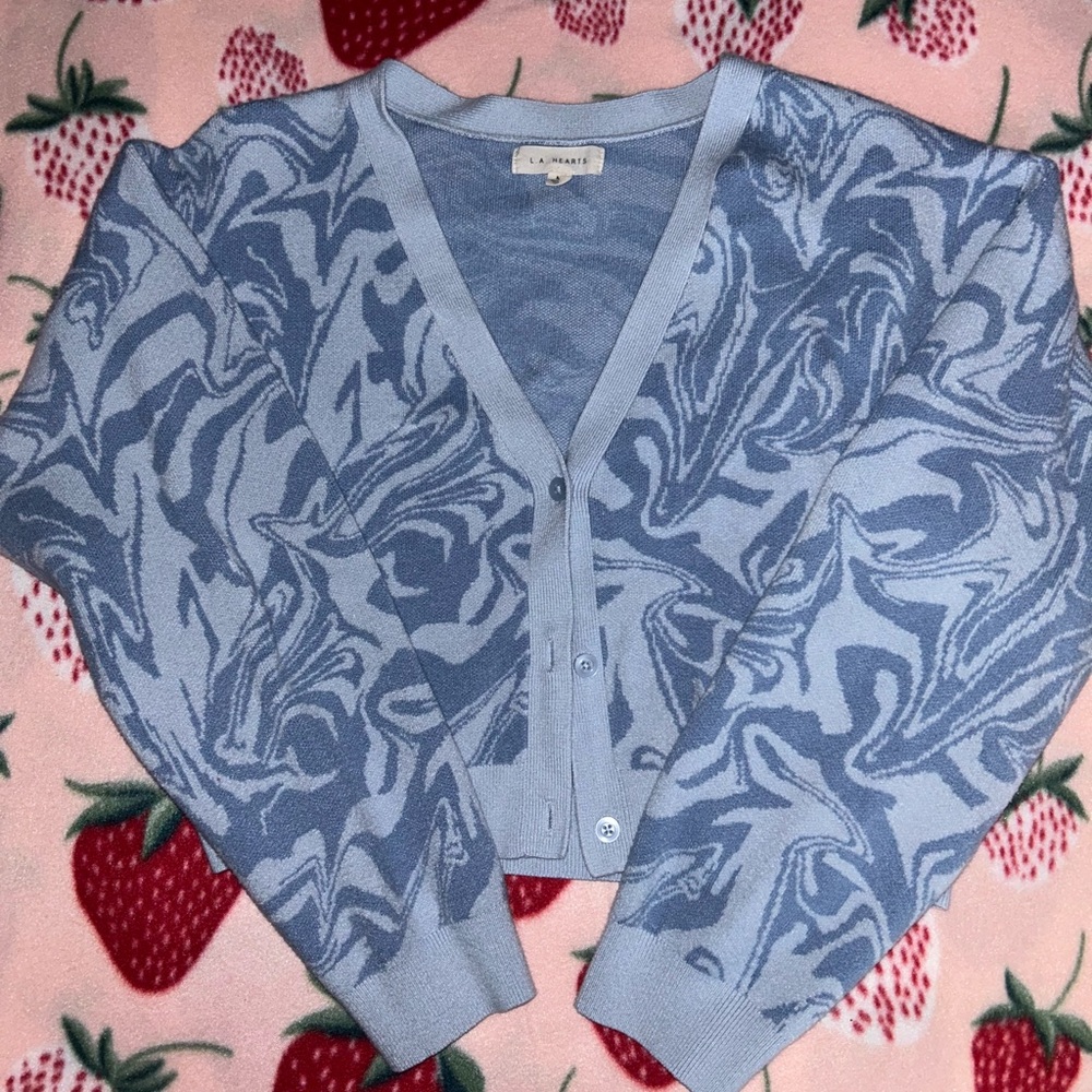 Pacsun Groovy Blue Sweater/ Medium